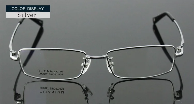 100% Pure Titanium Spectacles Men 2