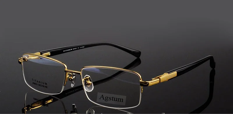 Business Pure Titanium Mens Full Rim Optical Eyeglass Frame Eyewear Rx Able 3